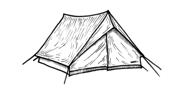 Палаточный лагерь вектор