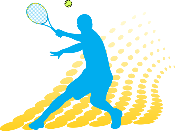 Большой теннис вектор