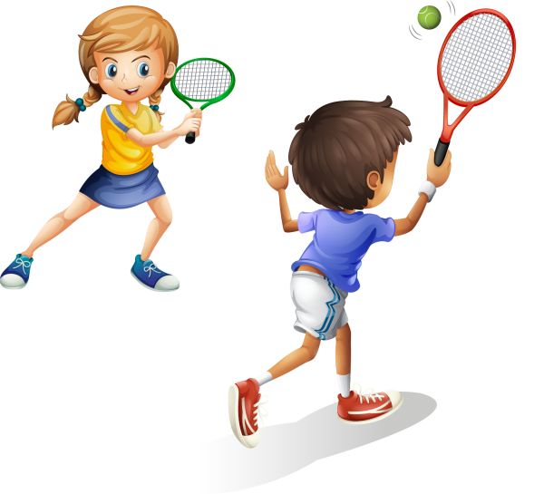 Теннисист мультяшный