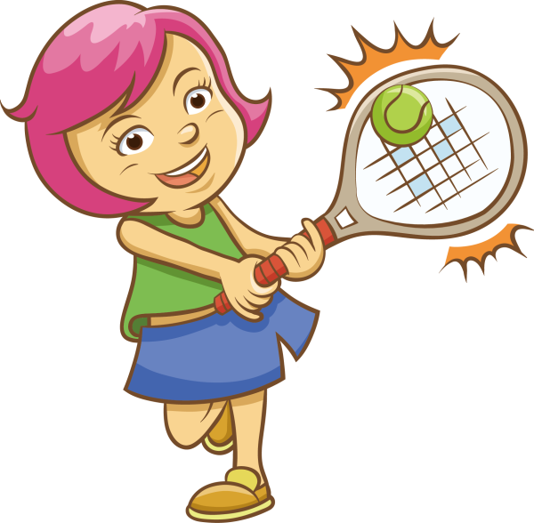 Теннисист мультяшный