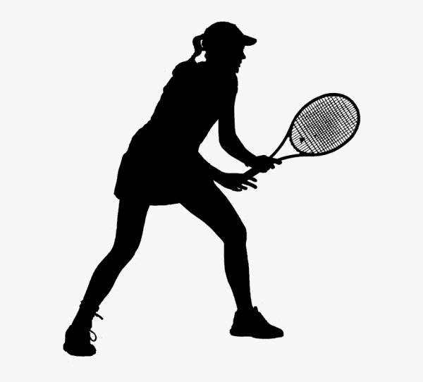 Силуэт теннисиста