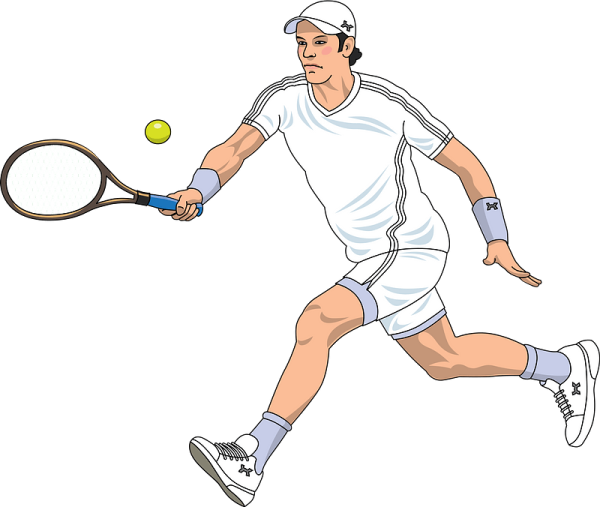 Теннисист клипарт
