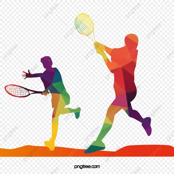 Большой теннис клипарт