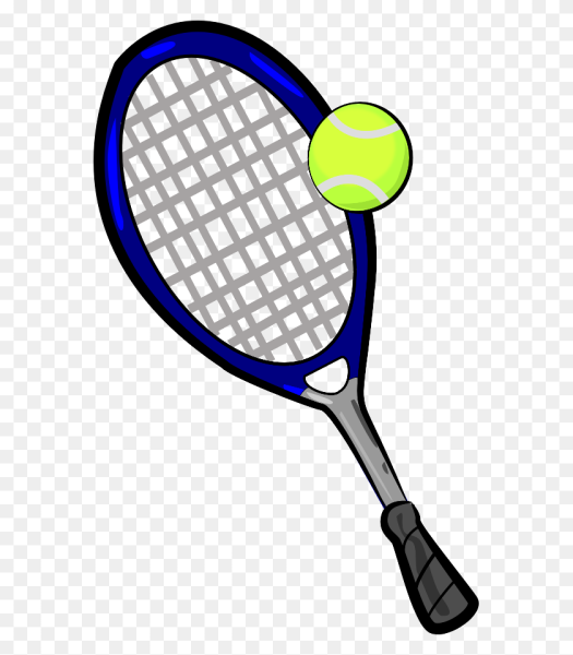 Теннис ракетка и мячик