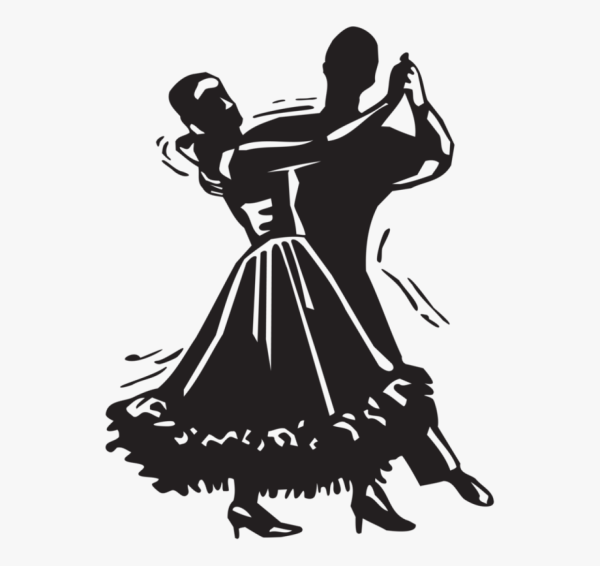 Бальные танцы силуэт