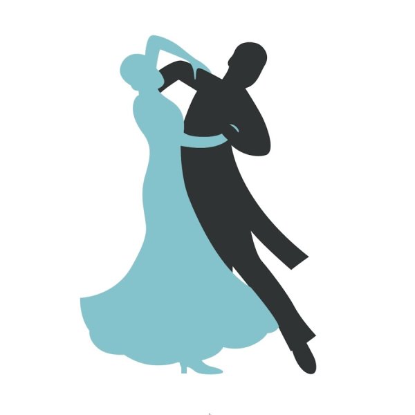 Бальные танцы силуэт