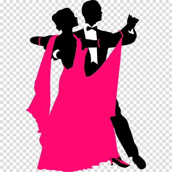 Силуэт бальной пары