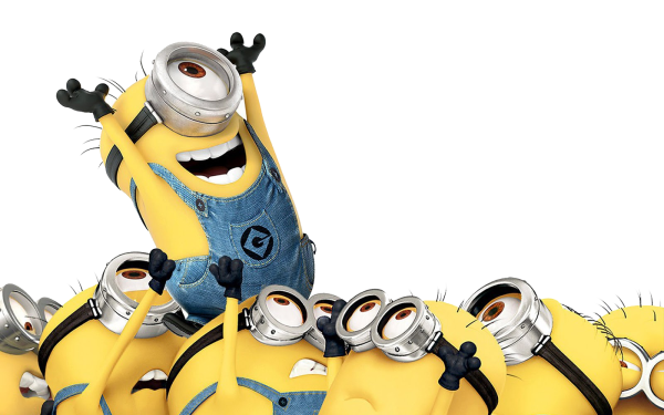 Миньоны на прозрачном фоне для фотошопа