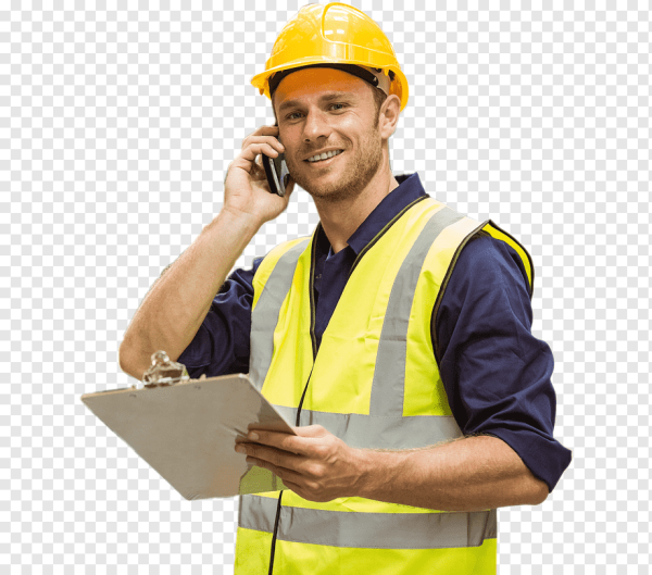 Человек в каске