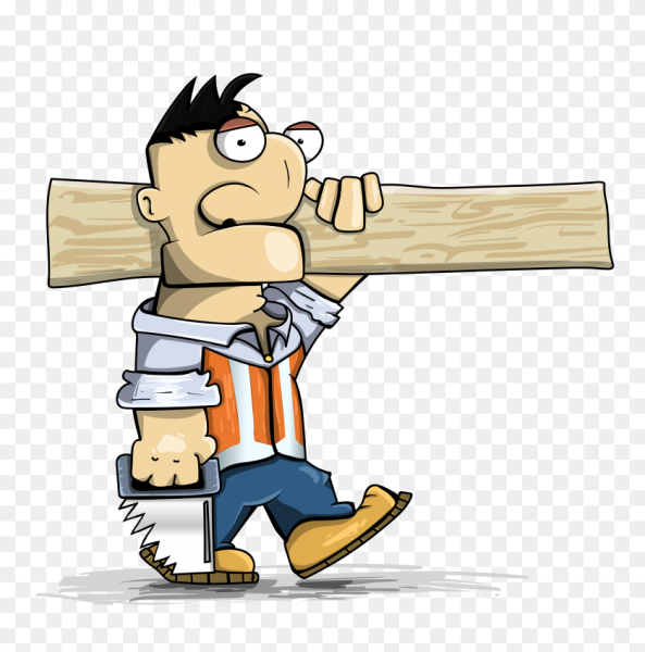 Столяр мультяшный