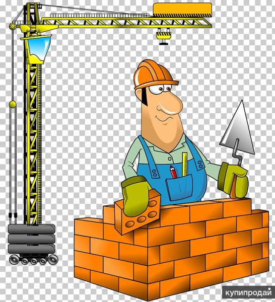 Строитель иллюстрация