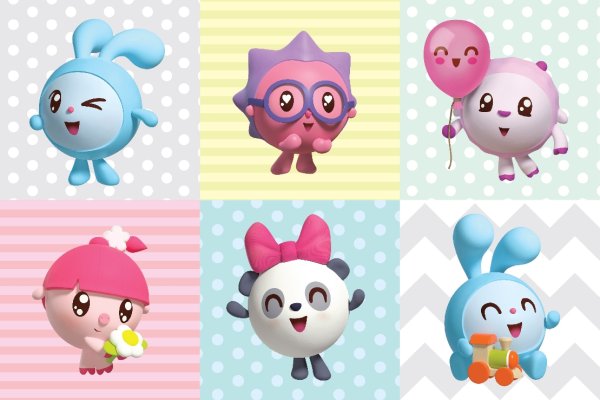 Малышарики Нюшенька вектор