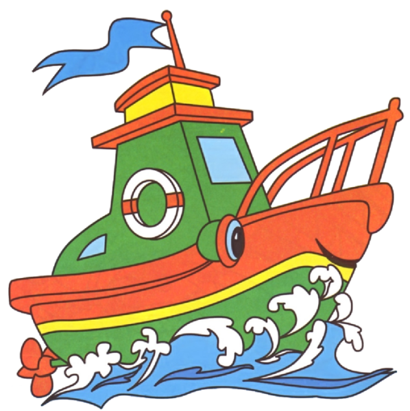 Корабль мультяшный