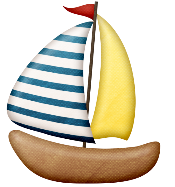 Детский кораблик на прозрачном фоне