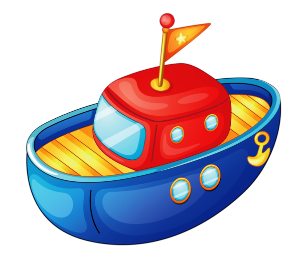 Детские игрушки на прозрачном фоне