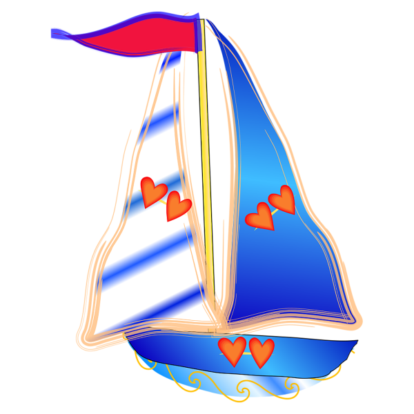 Кораблик с парусом