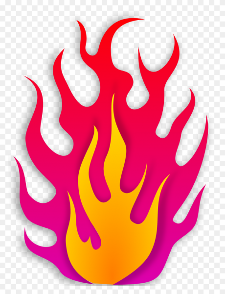 Нарисованный огонь