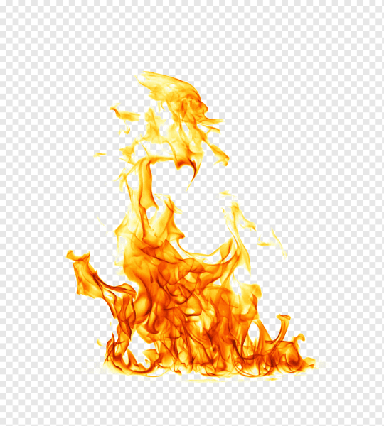 Огонь без фона