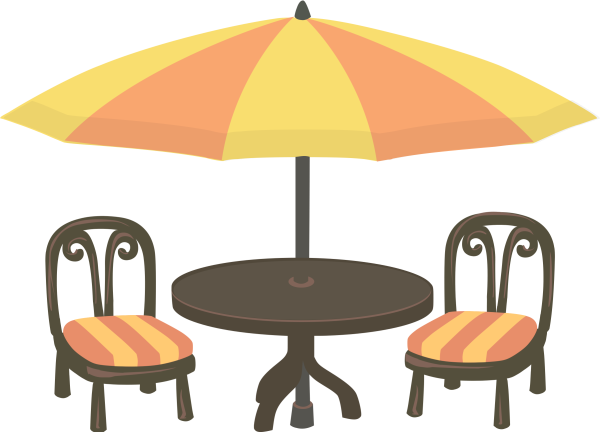 Кафе на прозрачном фоне