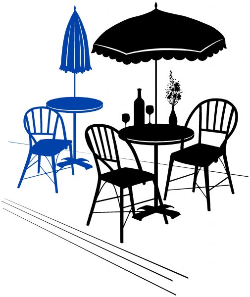 Кафе рисунок