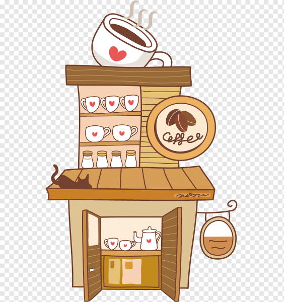 Кафе иллюстрация