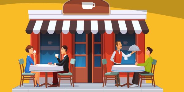 Ресторан клипарт на прозрачном фоне