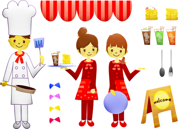 Подружки в кафе иллюстрация