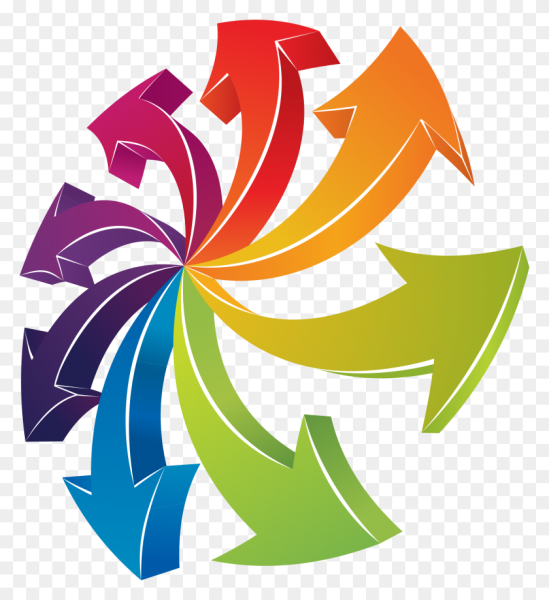 Разноцветные стрелочки