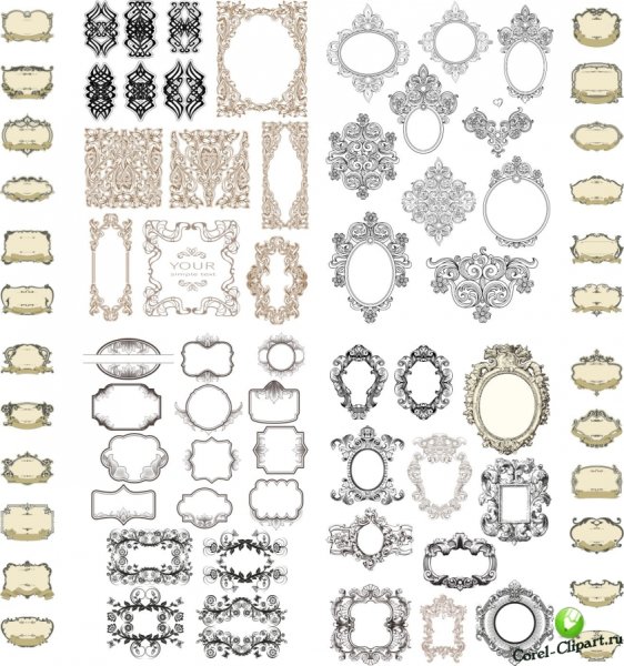 Векторные рамки для Корела
