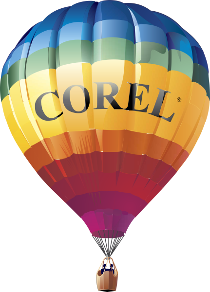 Воздушный шар coreldraw