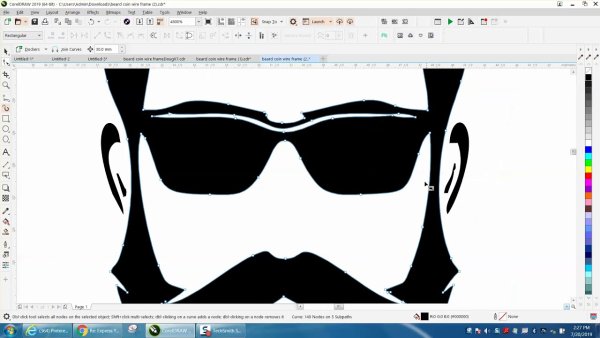 Открытка в корел дро