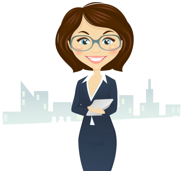 Мультяшная женщина