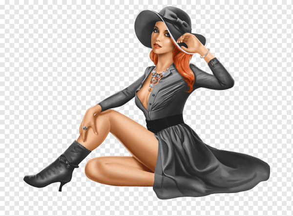 Женщина мультяшка