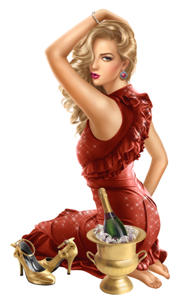 Красивые мультяшные женщины