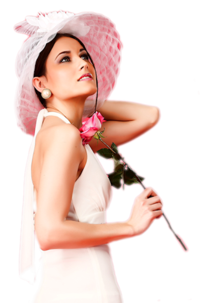 Красавица в шляпке