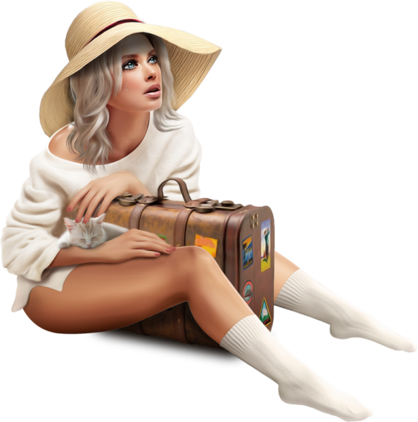 Фотосессия с зонтиком и шляпкой