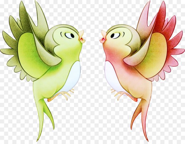 Птички на ветке мультяшные