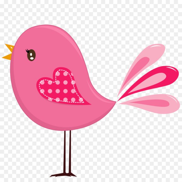 Птичка мультяшная