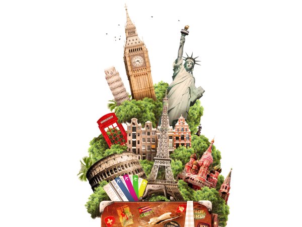 Путешествие векторный клипарт