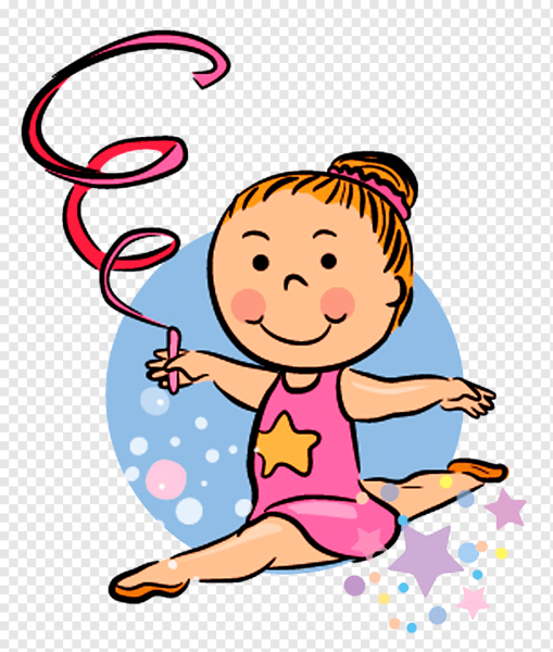 Спортивные дети на прозрачном фоне