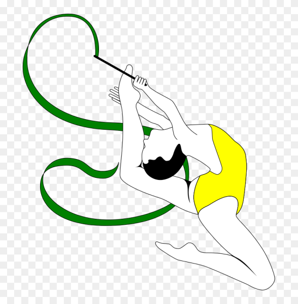 Гимнастка рисунок