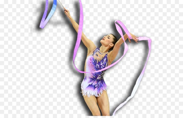 Художественная гимнастика на белом фоне