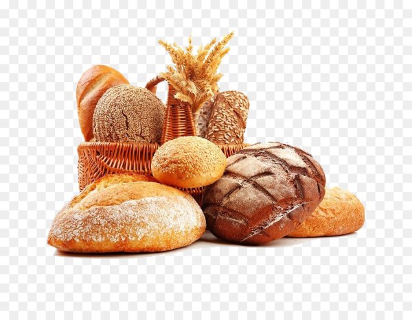 Выпечка на белом фоне