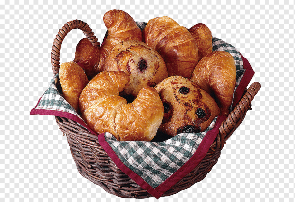 Выпечка в корзинке