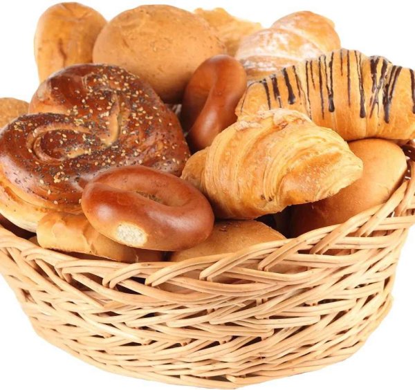 Выпечка в корзинке