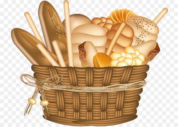 Корзина с хлебобулочными изделиями