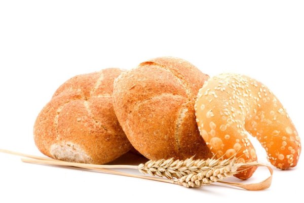 Выпечка на белом фоне