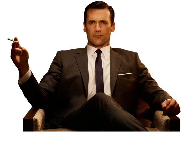 Серьезный мужчина в костюме