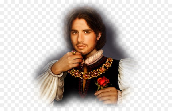 Портрет мужчины на прозрачном фоне