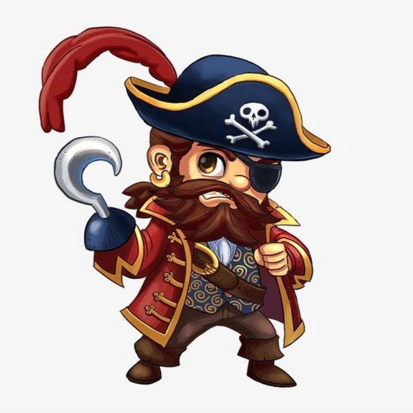 Пират мультяшный